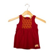 USC Trojans Infant Girls Tommy PF Flyers Onesie Dress